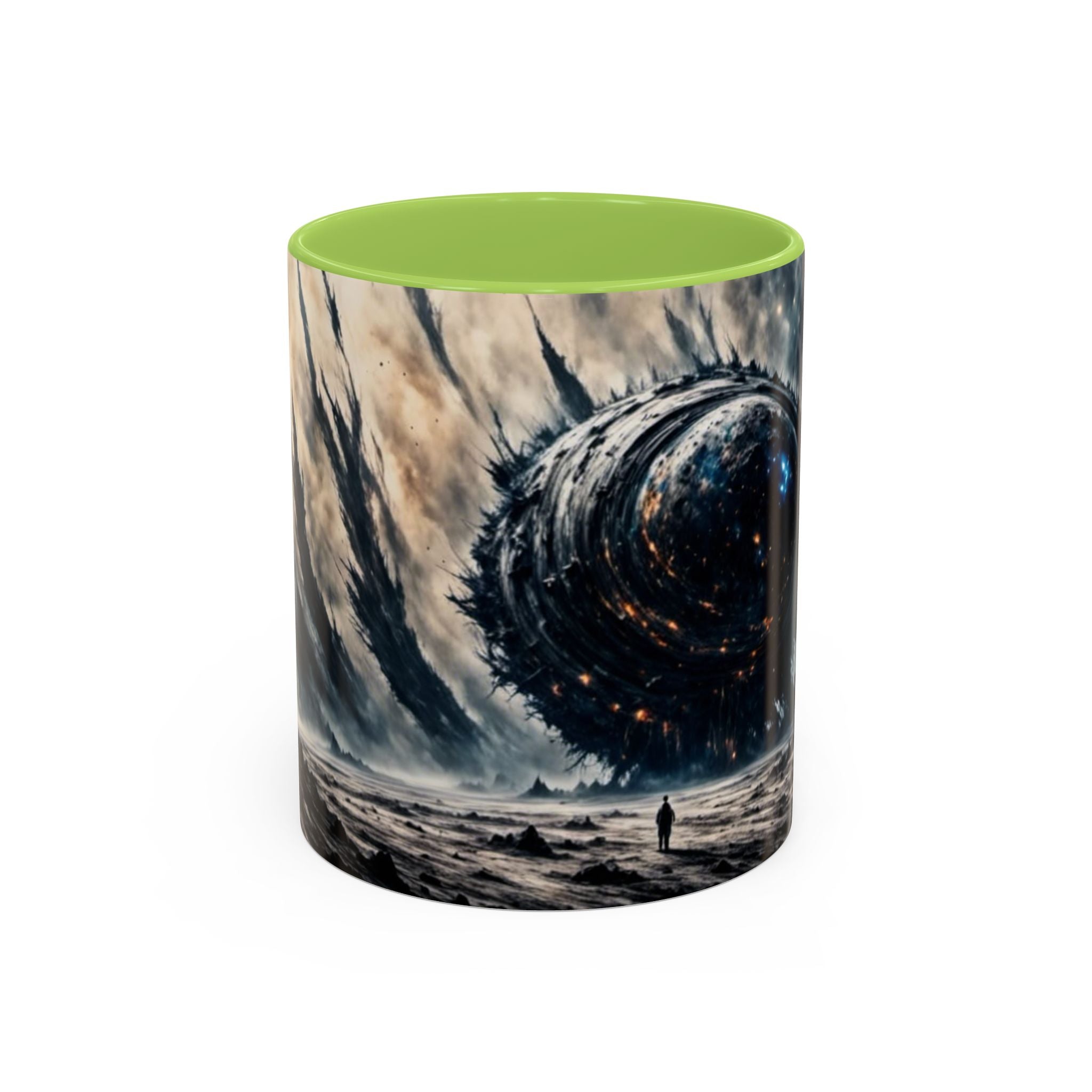 Cosmic Leviathan Coffee Mug — Dark Sci‑Fi Space Monster Accent Mug (11/15oz)