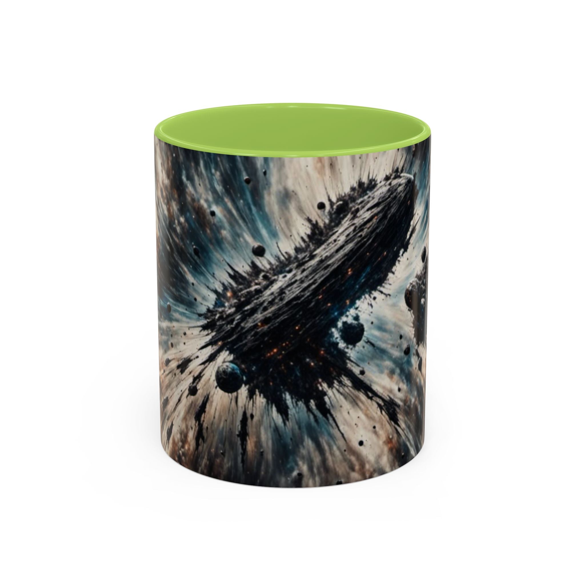 Asteroid Field Coffee Mug — Space Explosion Accent 11/15oz