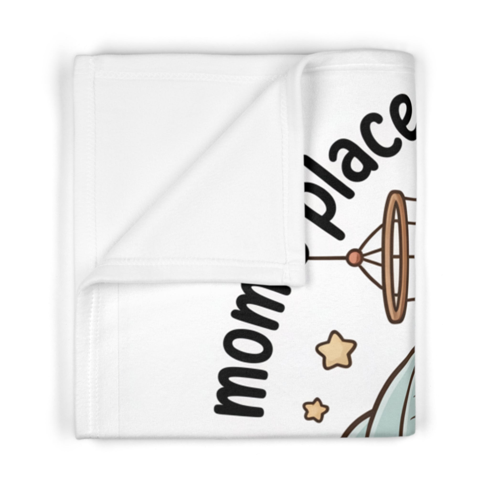 Baby Blanket — "I Just Left My Mom's Place... I Got My Own Crib Now" Cute Newborn Gift