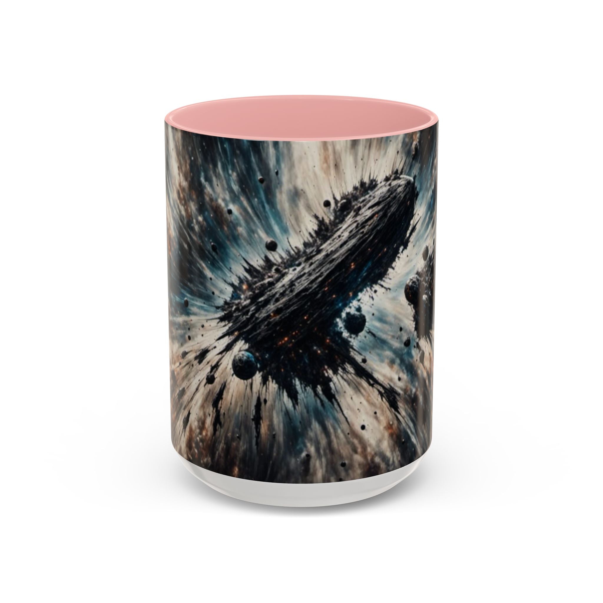 Asteroid Field Coffee Mug — Space Explosion Accent 11/15oz