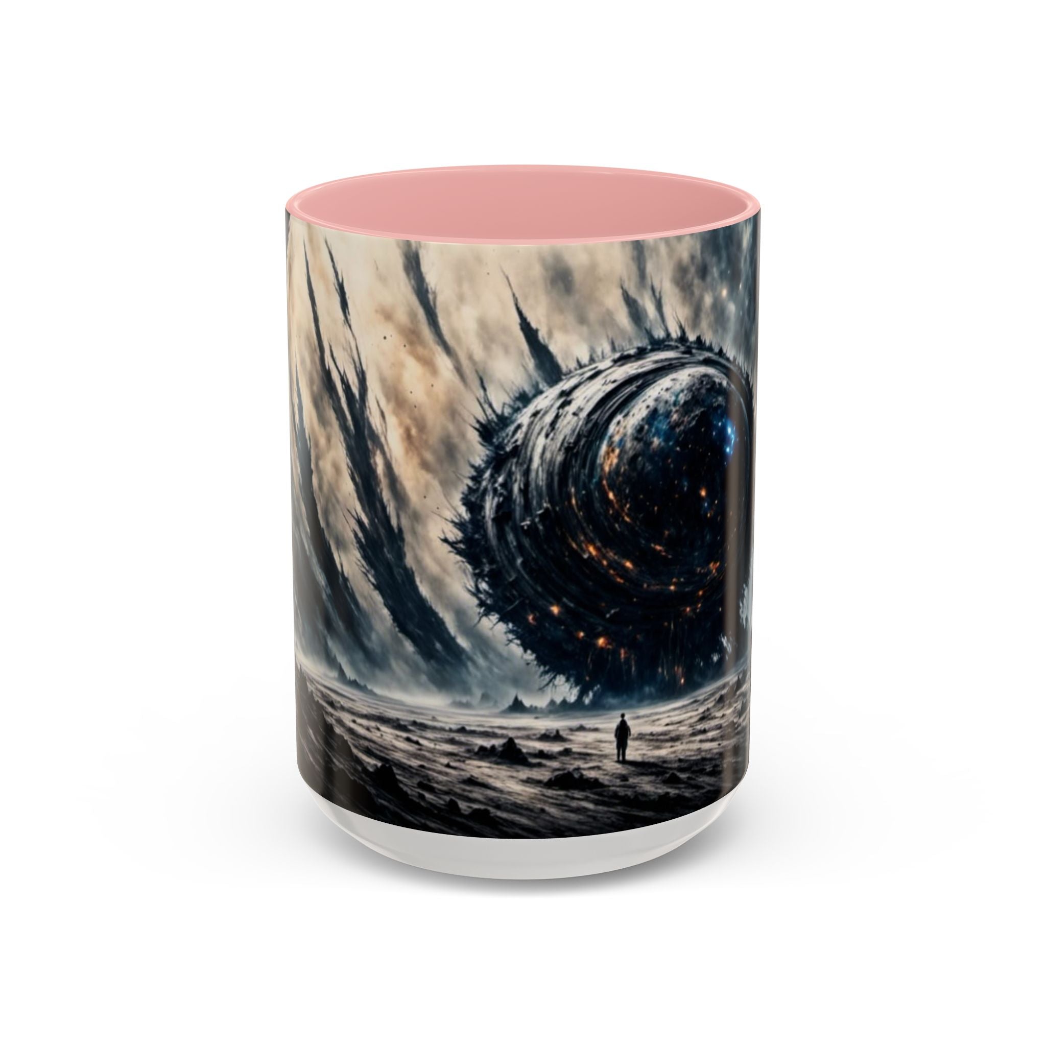 Cosmic Leviathan Coffee Mug — Dark Sci‑Fi Space Monster Accent Mug (11/15oz)