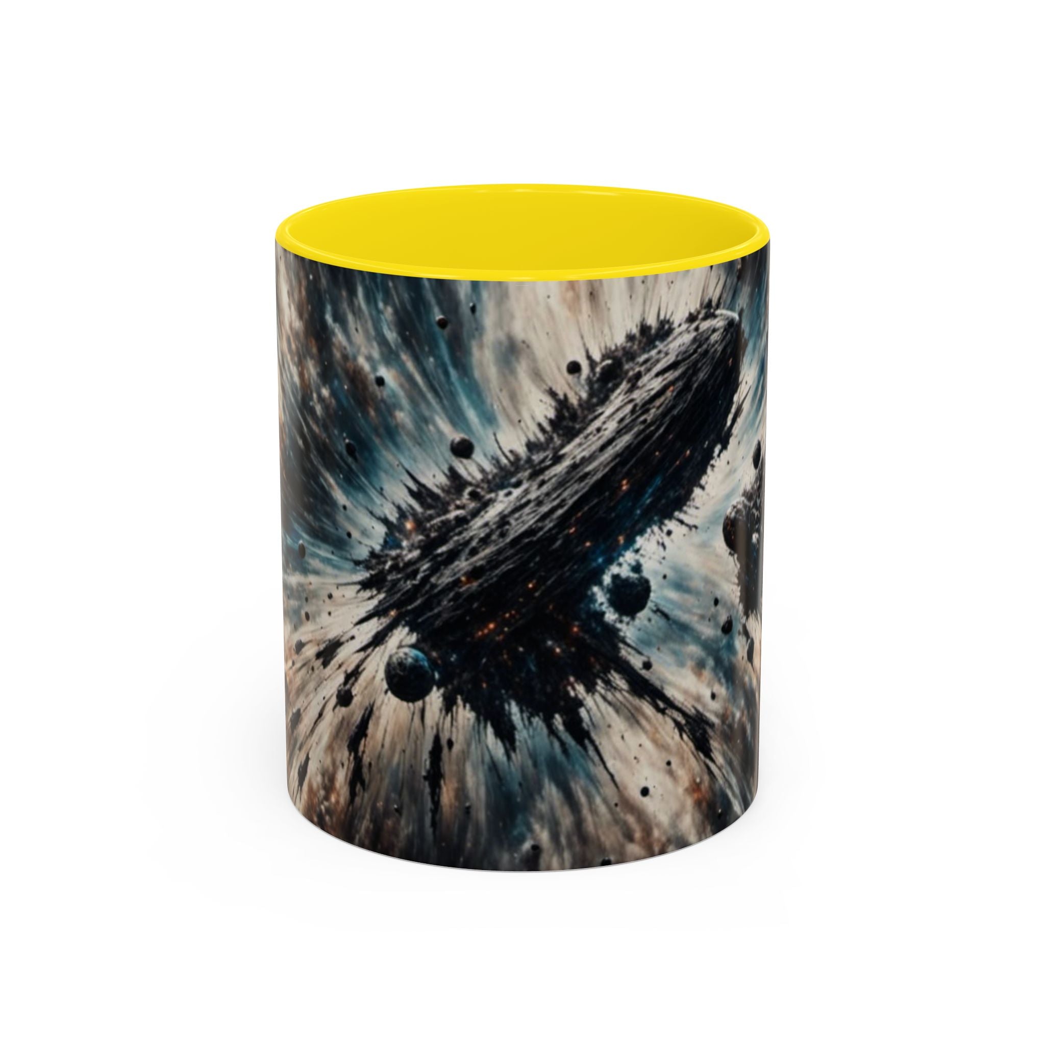 Asteroid Field Coffee Mug — Space Explosion Accent 11/15oz