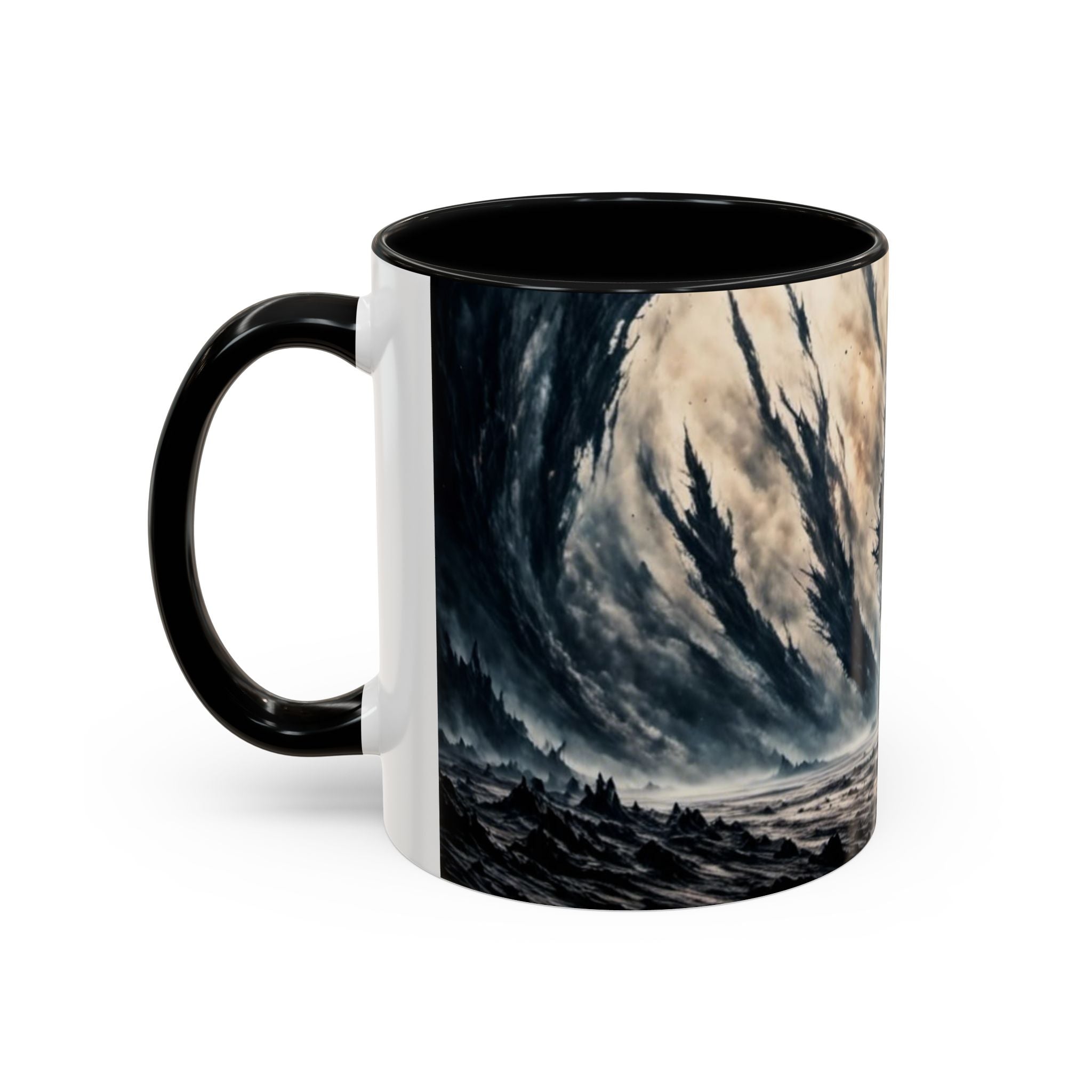Cosmic Leviathan Coffee Mug — Dark Sci‑Fi Space Monster Accent Mug (11/15oz)