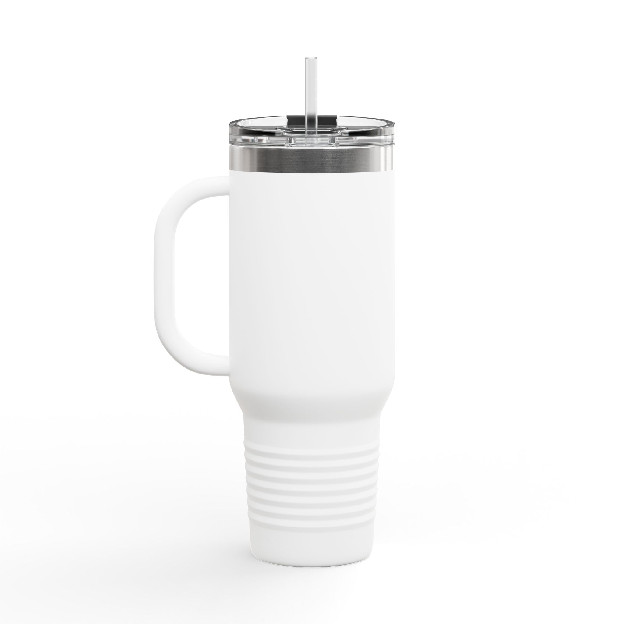 40oz Insulated Travel Mug — "Need. More. Coffee." Funny Chicken Coffee Tumbler