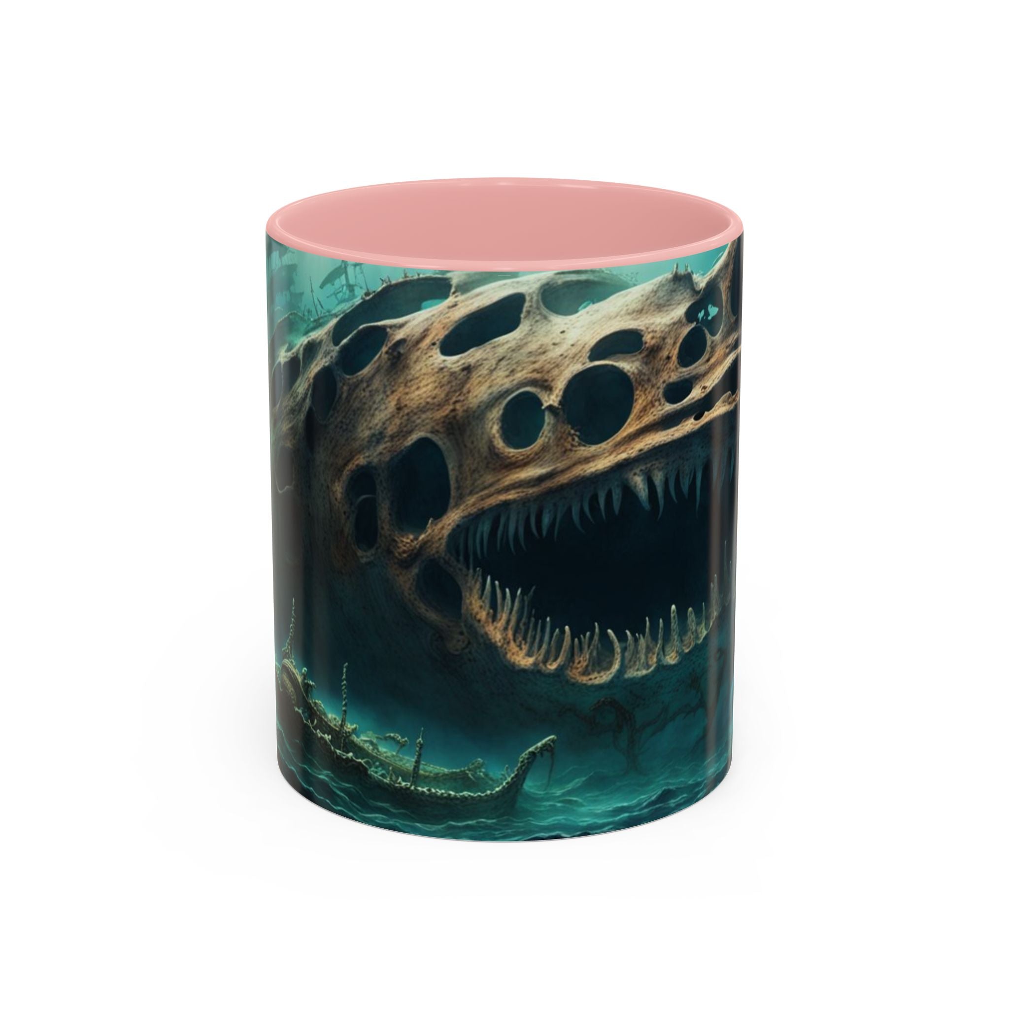 Dark Sea Monster Accent Coffee Mug — Underwater Creature 11oz/15oz