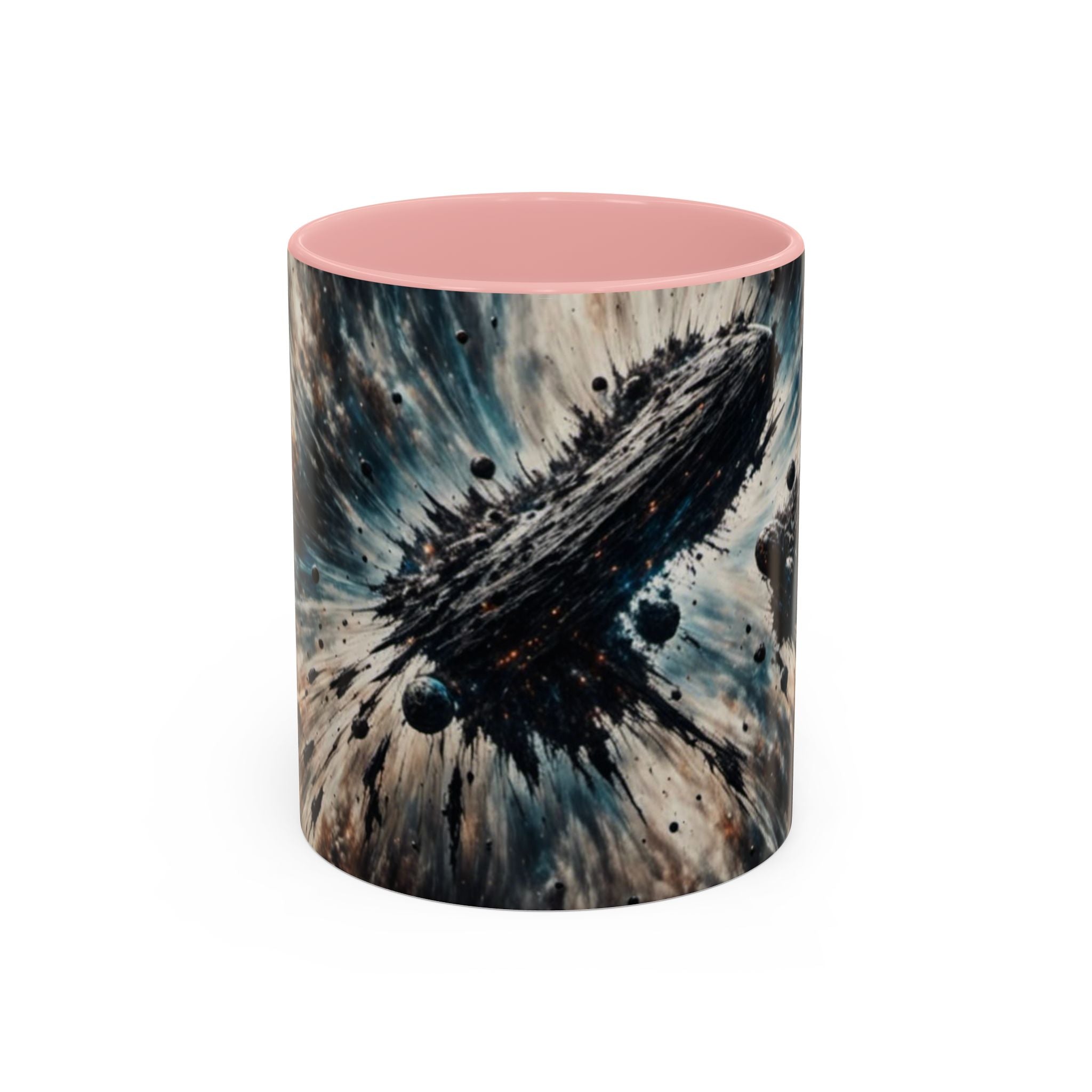 Asteroid Field Coffee Mug — Space Explosion Accent 11/15oz