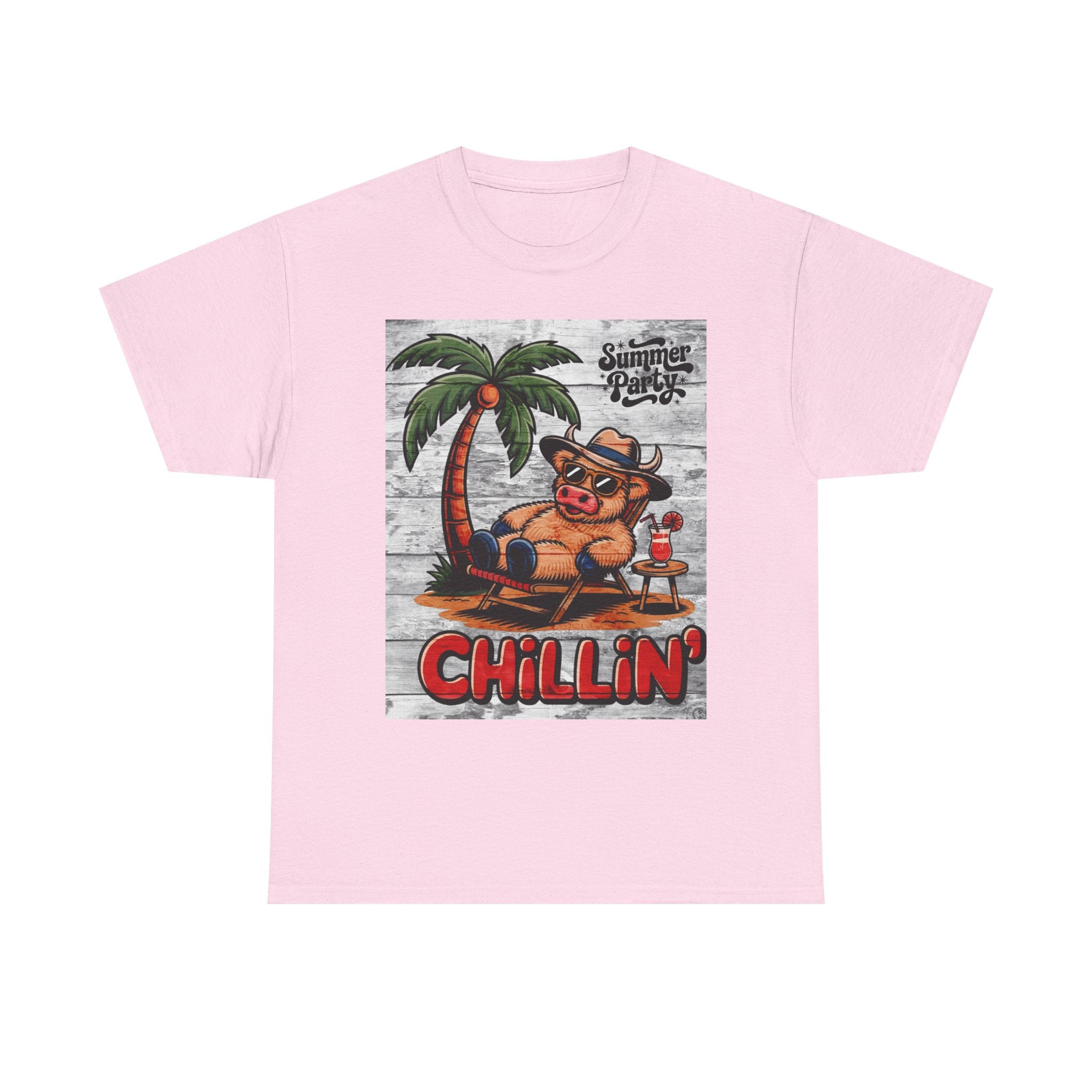 Chillin’ Cow Tee — Coastal Vibes Graphic T-Shirt