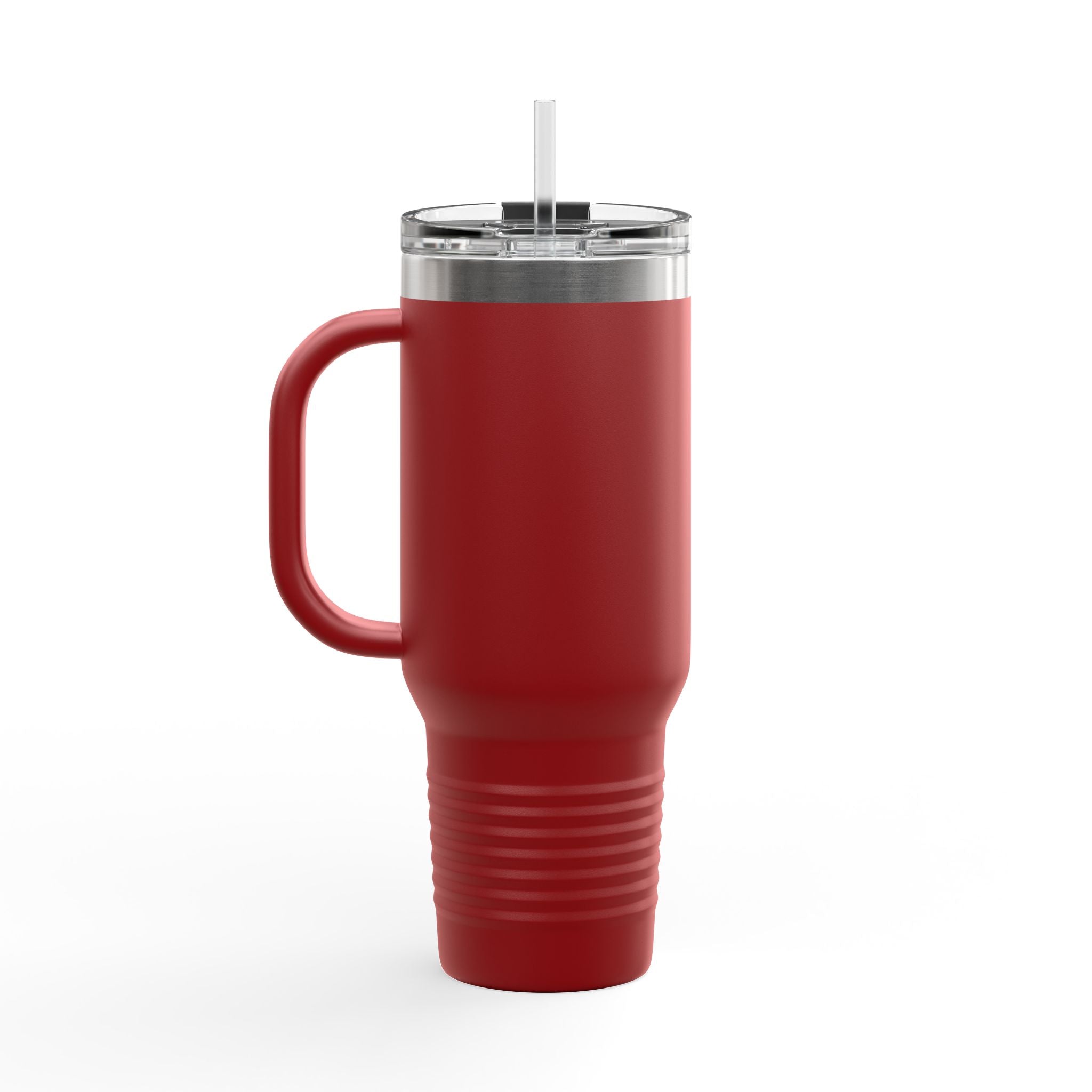 40oz Insulated Travel Mug — "Need. More. Coffee." Funny Chicken Coffee Tumbler