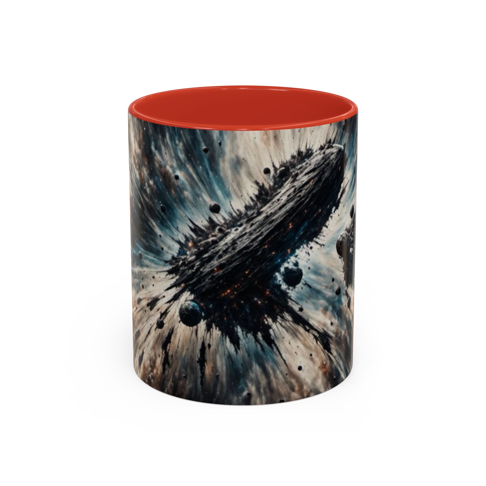 Asteroid Field Coffee Mug — Space Explosion Accent 11/15oz