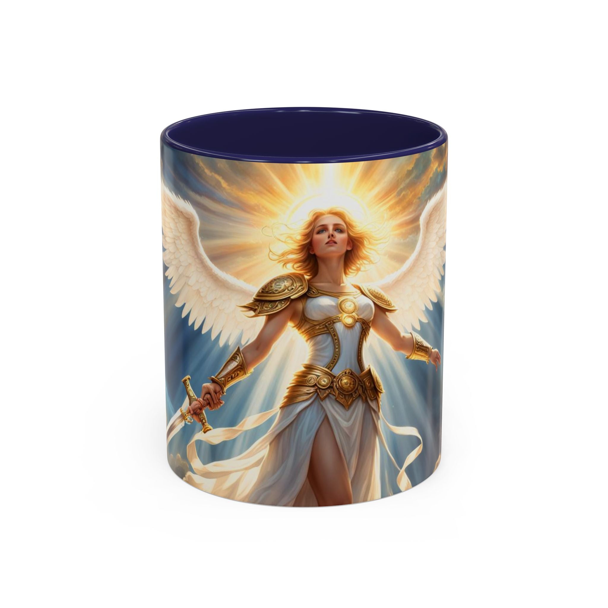 Angel Guardian Coffee Mug — Radiant Warrior Angel 11/15oz Accent Mug