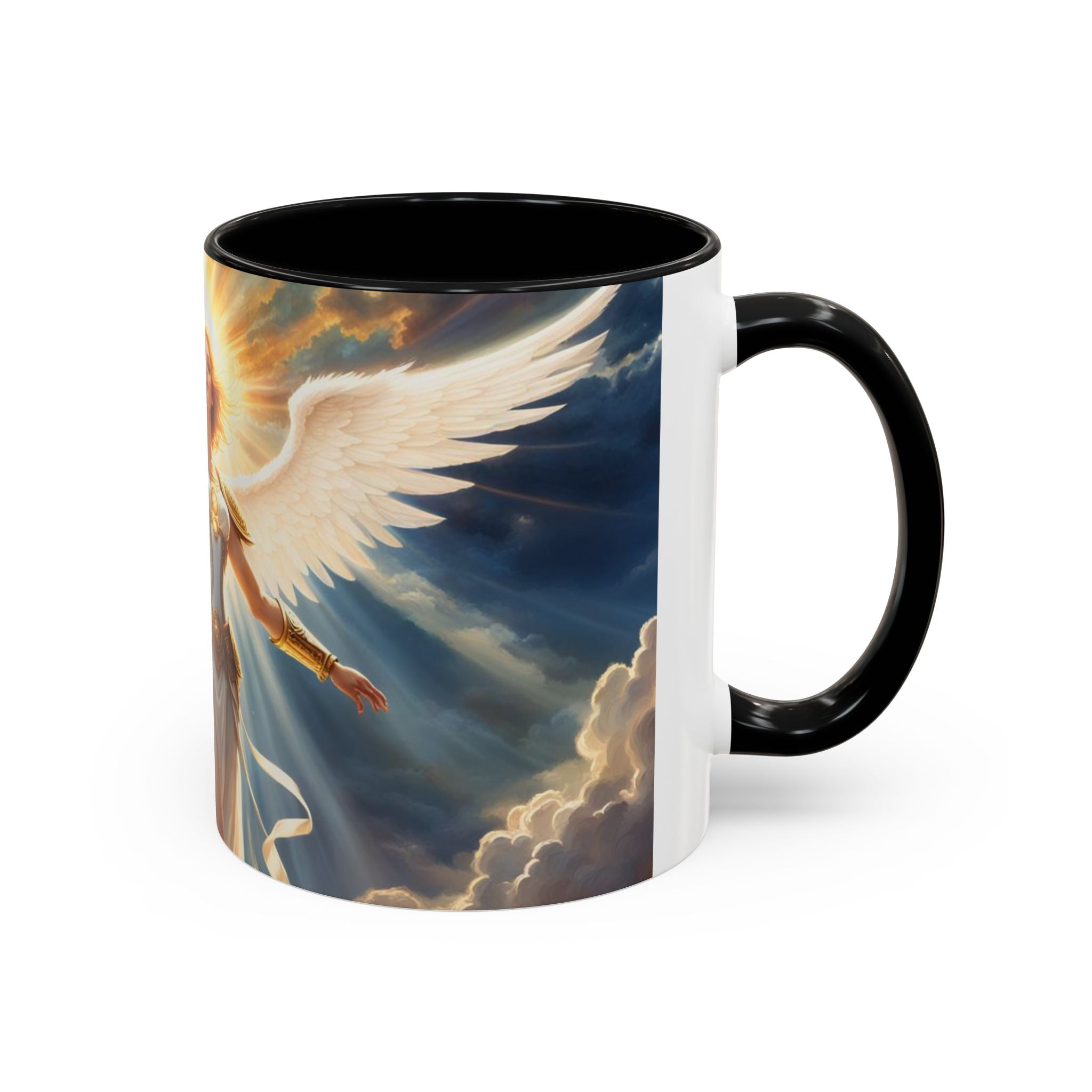 Angel Guardian Coffee Mug — Radiant Warrior Angel 11/15oz Accent Mug
