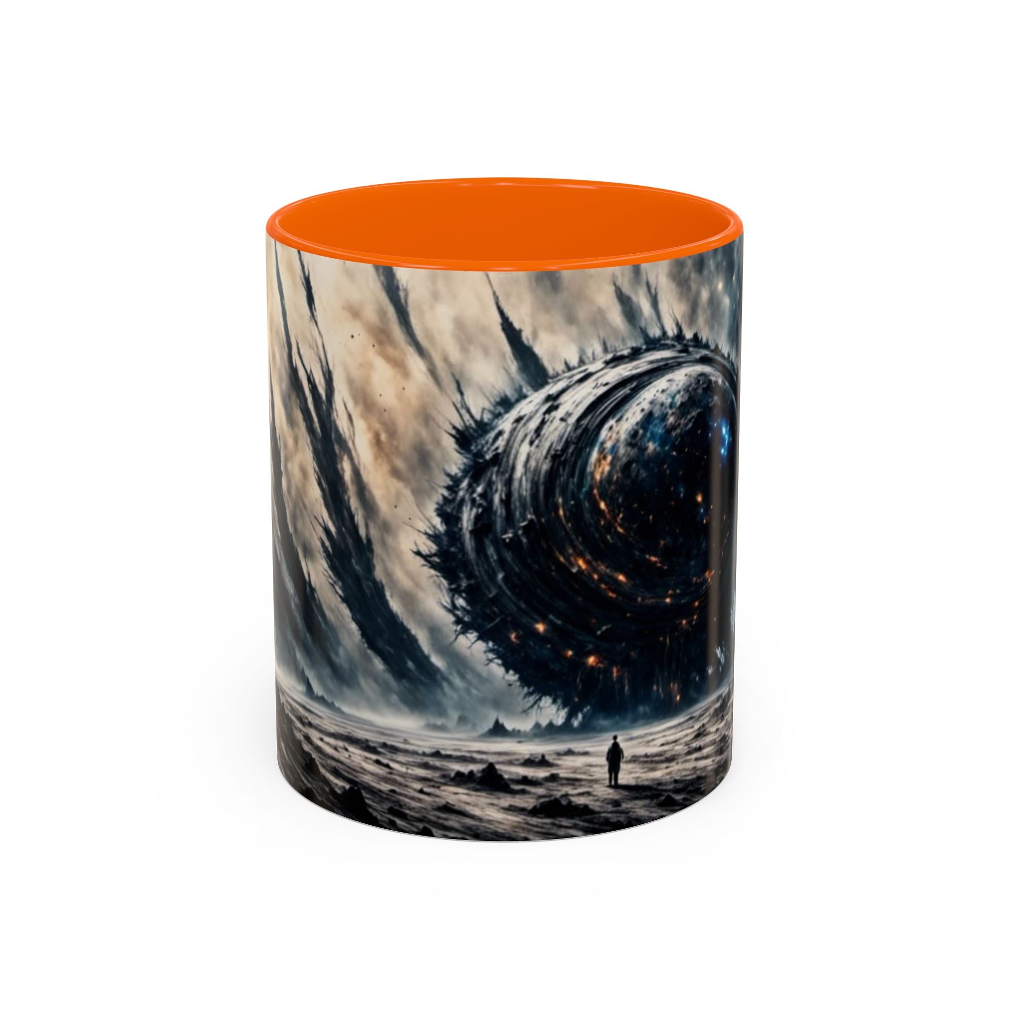Cosmic Leviathan Coffee Mug — Dark Sci‑Fi Space Monster Accent Mug (11/15oz)