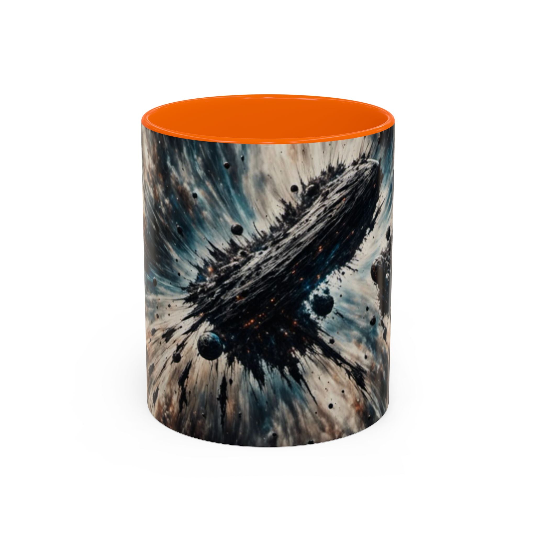 Asteroid Field Coffee Mug — Space Explosion Accent 11/15oz